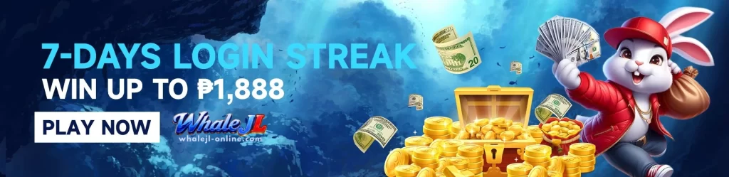 WHALEJL promotions section displaying exclusive bonus campaigns and player rewards